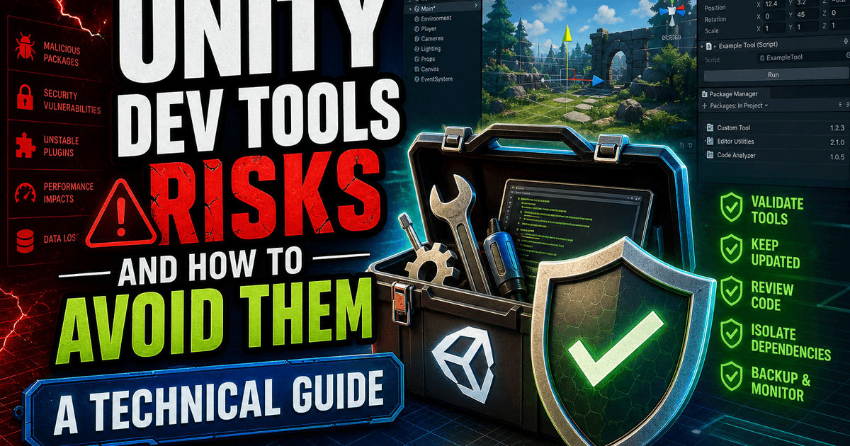 Unity Dev Tools Risks and How to Avoid Them: A Technical Guide